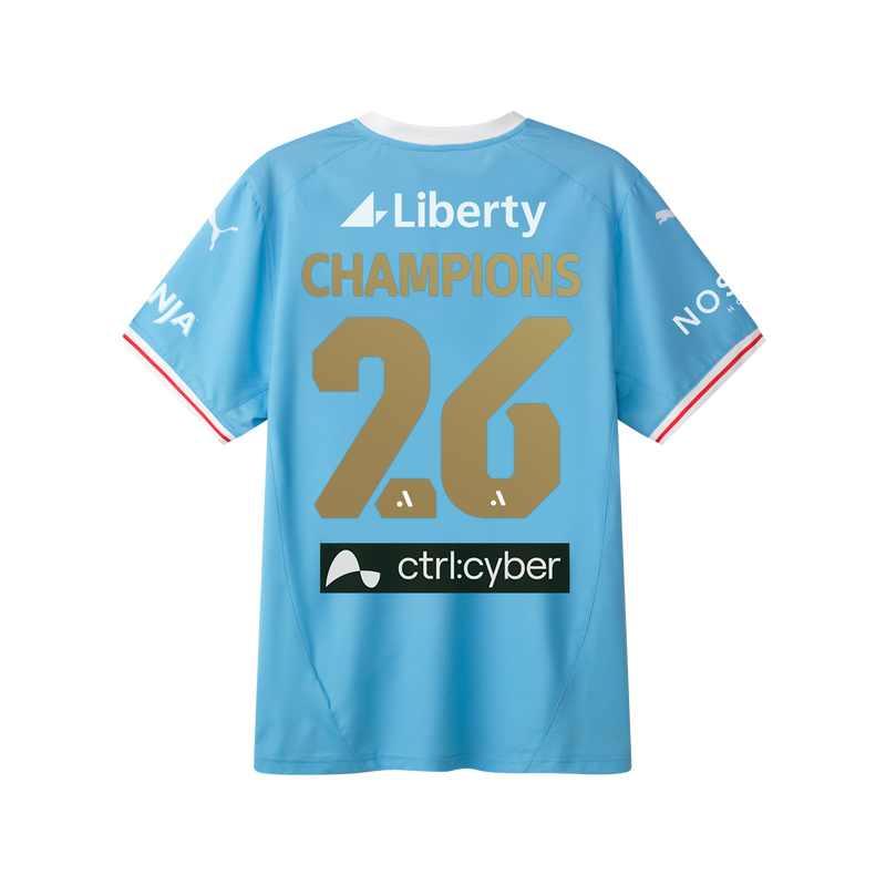 Melbourne City 25/26 ALW Champions Home Jersey - Women's Fit