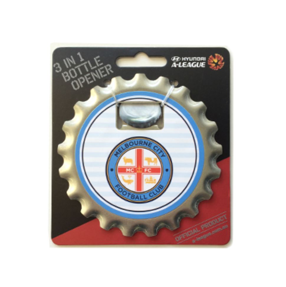 Melbourne City 3-in-1 Bottle Opener