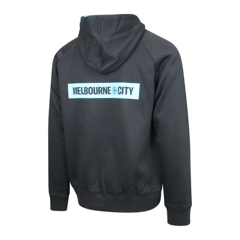 Melbourne City Essentials Black Zip Hoodie - Youth