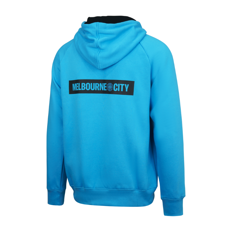 Melbourne City Essentials Blue Zip Hoodie - Youth