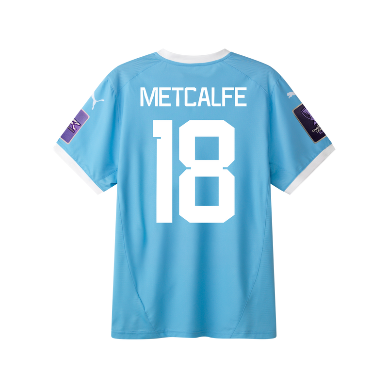 Melbourne City 25/26 ACL Home Jersey - Men's Fit with METCALFE 18 Printing
