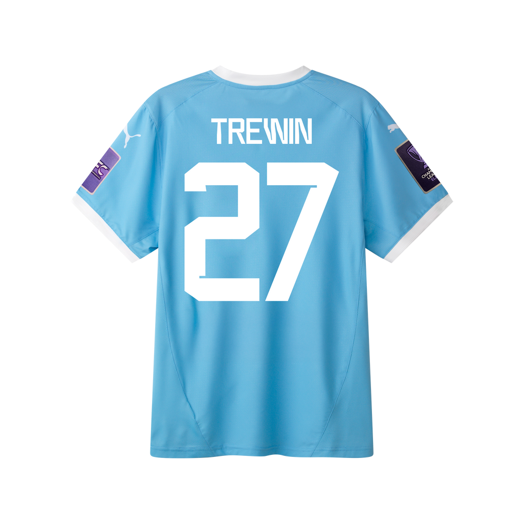 Melbourne City 25/26 ACL Home Jersey - Youth Fit with TREWIN 27 Printing