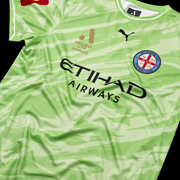 Melbourne City FC 25/26 Authentic Goalkeeper Jersey Fizzy Lime - Men’s Fit with BEACH 1 Printing