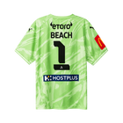 Melbourne City FC 25/26 Authentic Goalkeeper Jersey Fizzy Lime - Men’s Fit with BEACH 1 Printing