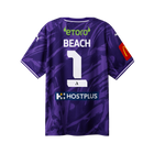 Melbourne City FC 25/26 Authentic Goalkeeper Jersey Team Violet - Men’s Fit with BEACH 1 Printing
