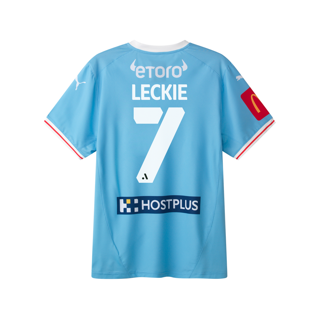 Melbourne City 25/26 ALM Home Jersey - Men's Fit with LECKIE 7 Printing