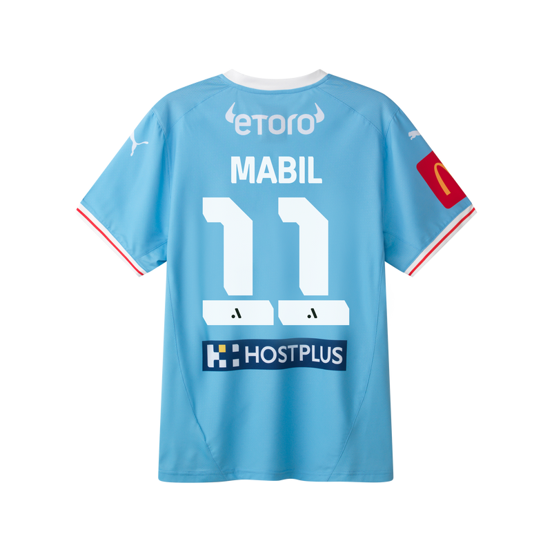 Melbourne City FC 25/26 Authentic Home Jersey - Men’s Fit with MABIL 11 Printing