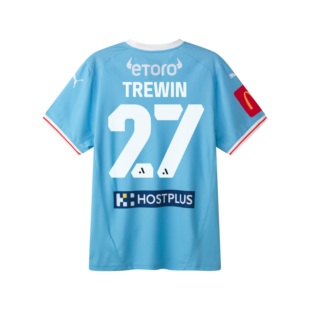 Melbourne City 25/26 ALM Home Jersey - Men's Fit with TREWIN 27 Printing