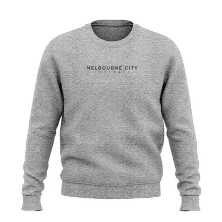 Modern Grey Embroidered Sweatshirt