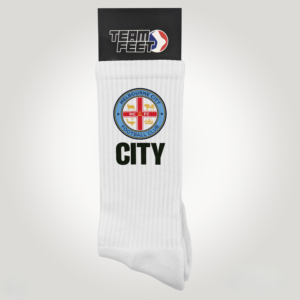 Melbourne City Retro Crew Socks