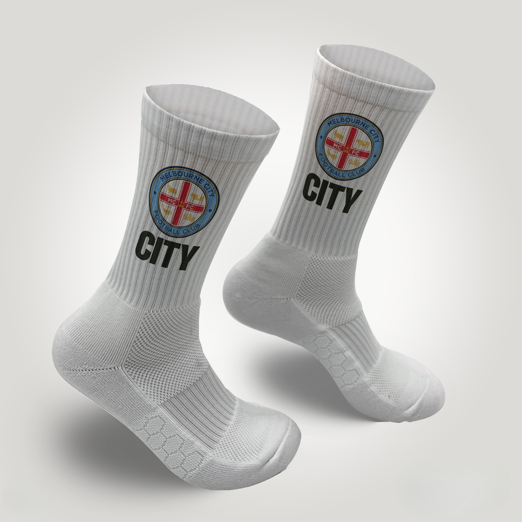 Melbourne City Retro Crew Socks