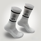 Melbourne City Core Crew Socks - White