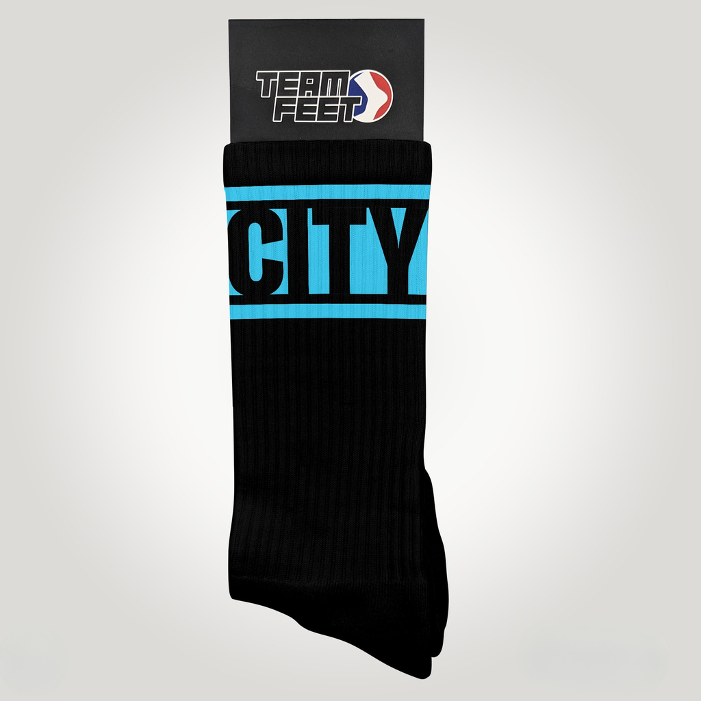 Melbourne City Bold Crew Socks