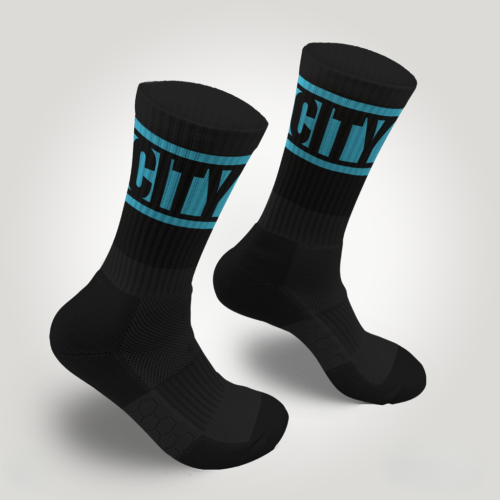 Melbourne City Bold Crew Socks