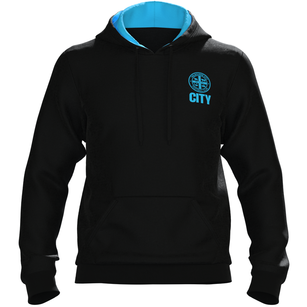 Melbourne City Urban Black Hoodie - Men's