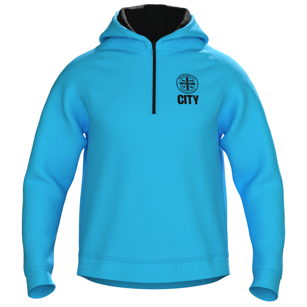 Melbourne City Urban Hoodie 1/4 Zip - Youth