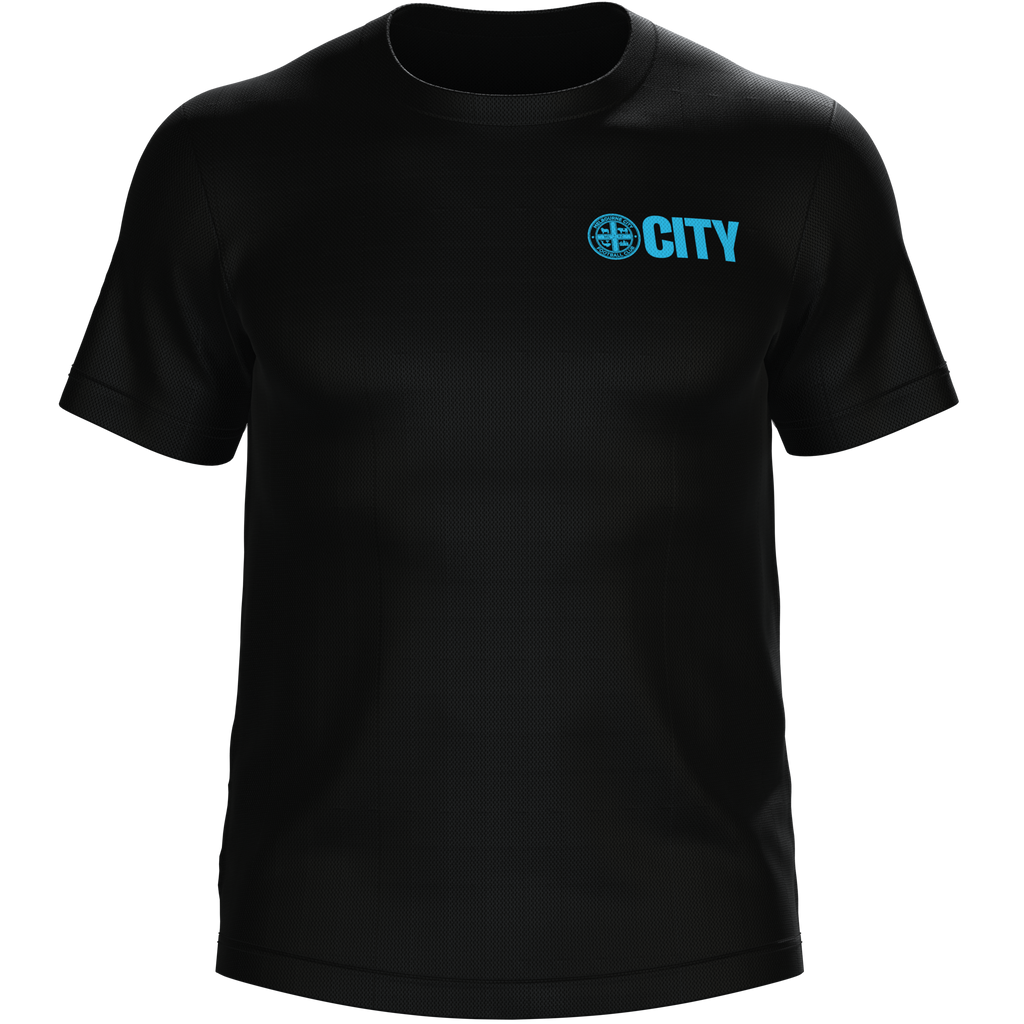 Melbourne City Urban Black Tee - Youth