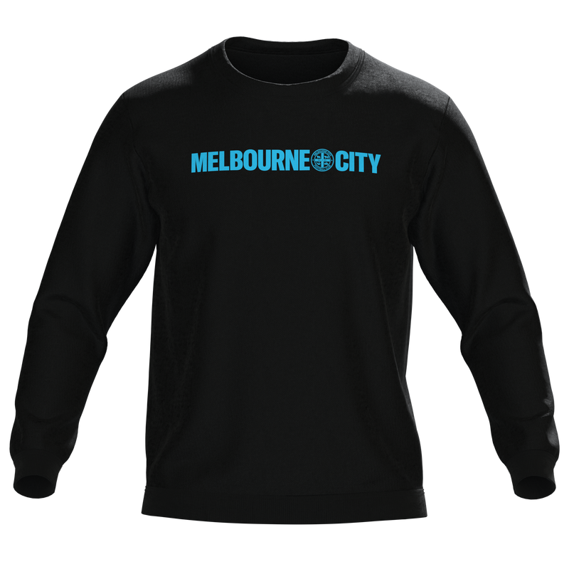 Melbourne City Urban Black Crew - Men's